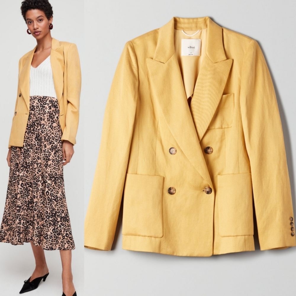 Wilfred Yellow Blazer
